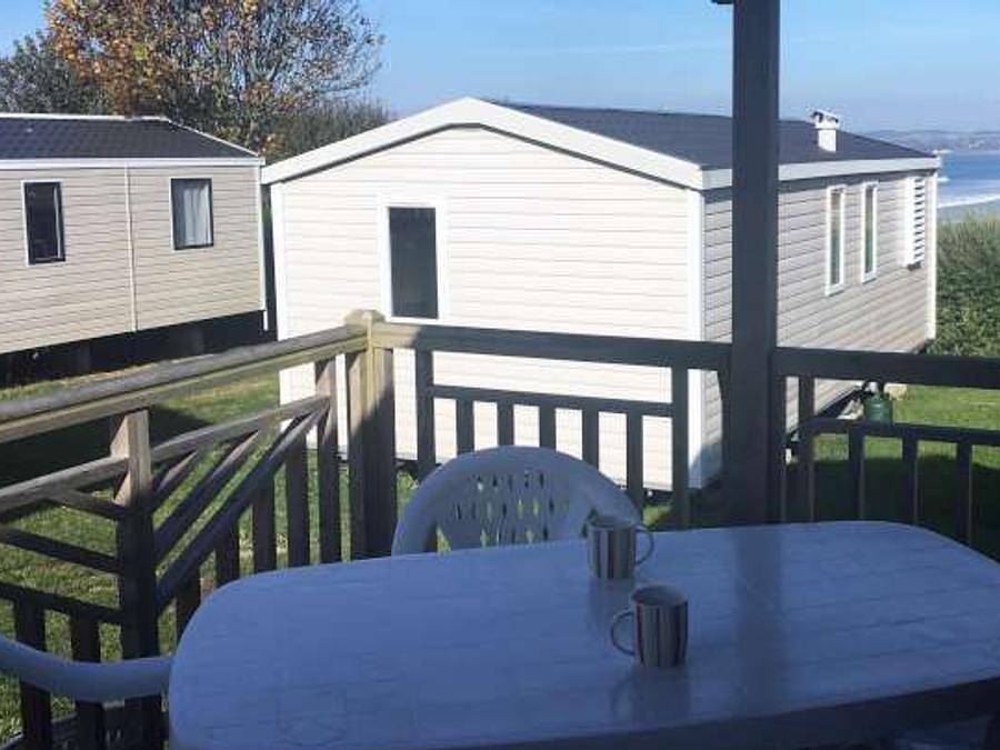 Camping Pors Ar Vag - Mobilhome 6 personnes - Mobil-home 3 chambres avec vue sur mer in Plomodiern, Région de Châteaulin