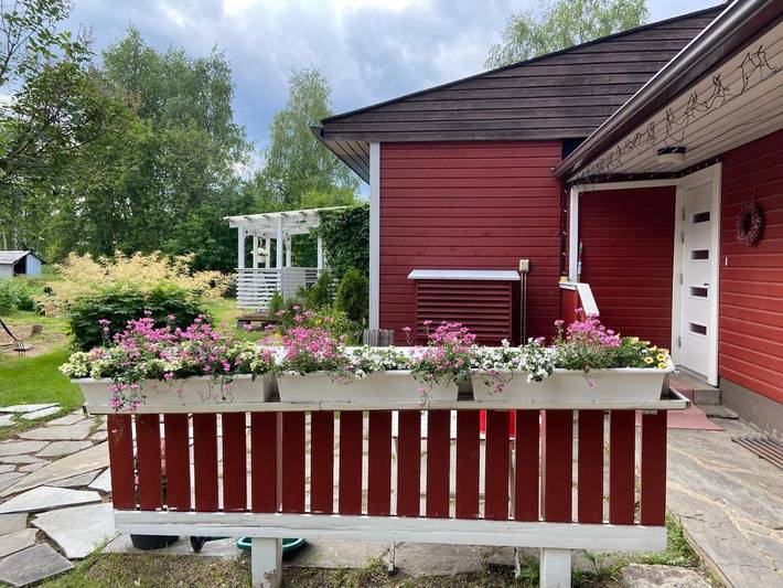 Appartement de vacances pour 6 personnes, avec sauna et jardin