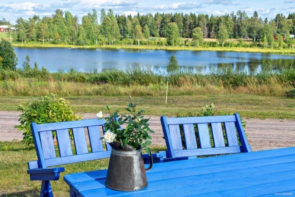 Cozy Home with Lake view-free Wifi - free Sauna in Överkalix, Lappland (Schweden)