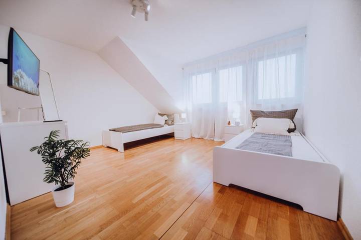 Ferienwohnung für 6 Personen, mit Balkon und Ausblick