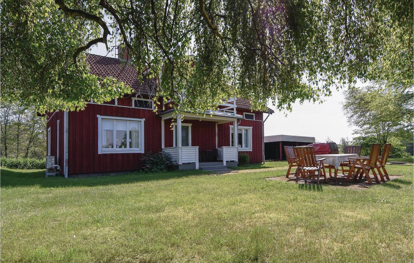 Maison de vacances pour 10 personnes avec jardin in Vänern