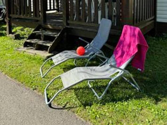 Camping Sites et Paysages - Pyrénévasion  - Mobilheim 5 personen - Troumouse 2 Schlafzimmer Tv Lv Halbüberdachte Terrasse in Sazos, Nationalpark Pyrenäen