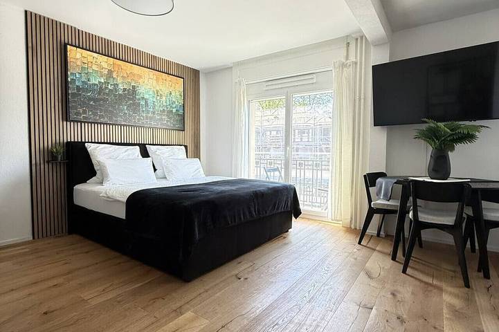 Ganze Wohnung, Stilvolles Studio Apartment bei der Messe Olma in St. Gallen, Zürich Voralpen