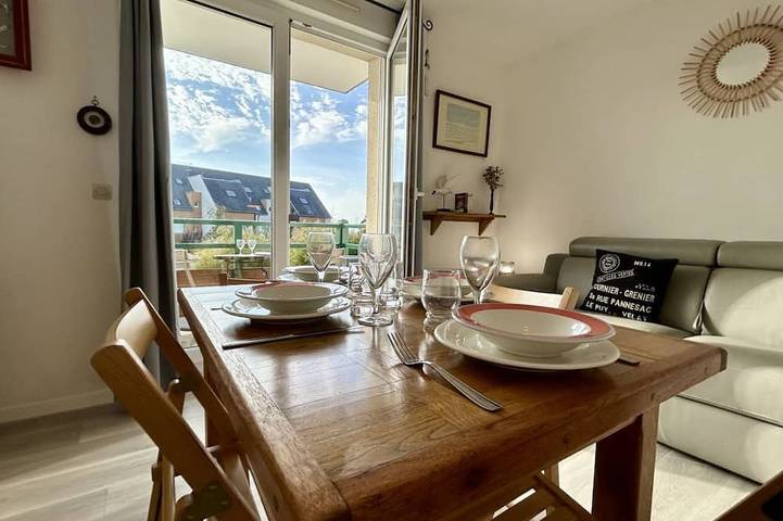 Appartement de vacances pour 4 personnes, avec balcon, animaux acceptés