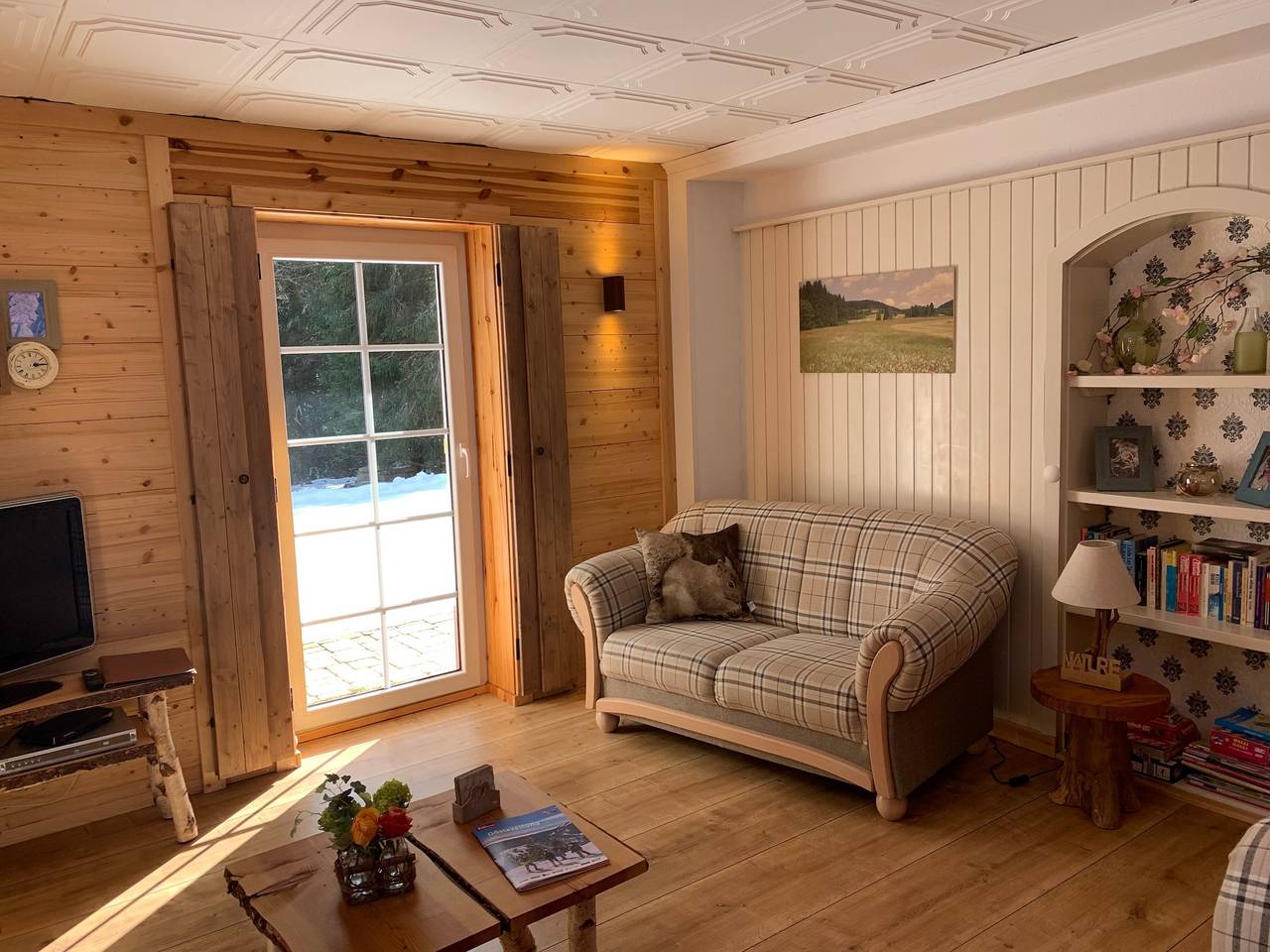 Ganze Wohnung, Ferienwohnung 'Mit 2 Schlafzimmer' mit Bergblick, privater Terrasse und Wi-Fi in Blasiwald (Schluchsee), Schluchsee