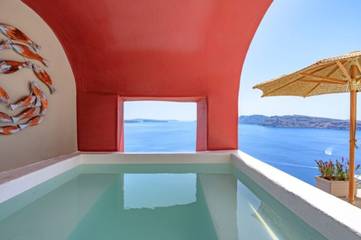 Casa De Vacaciones para 2 Personas en Oia, Santorini, Foto 3