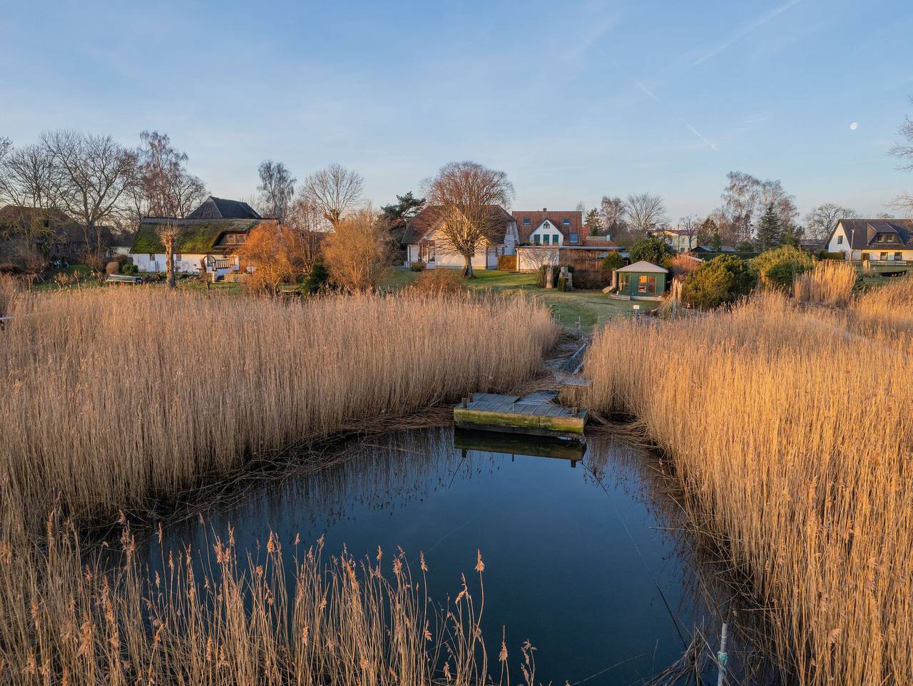 Boddenhuus - Traumhaus mit Steg und Ruderboot - Boddenhuus Zudar in Zudar, Garz/Rügen
