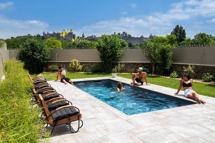 Chambre d’hôte pour 2 personnes, avec Terrasse ainsi que Jardin et Piscine