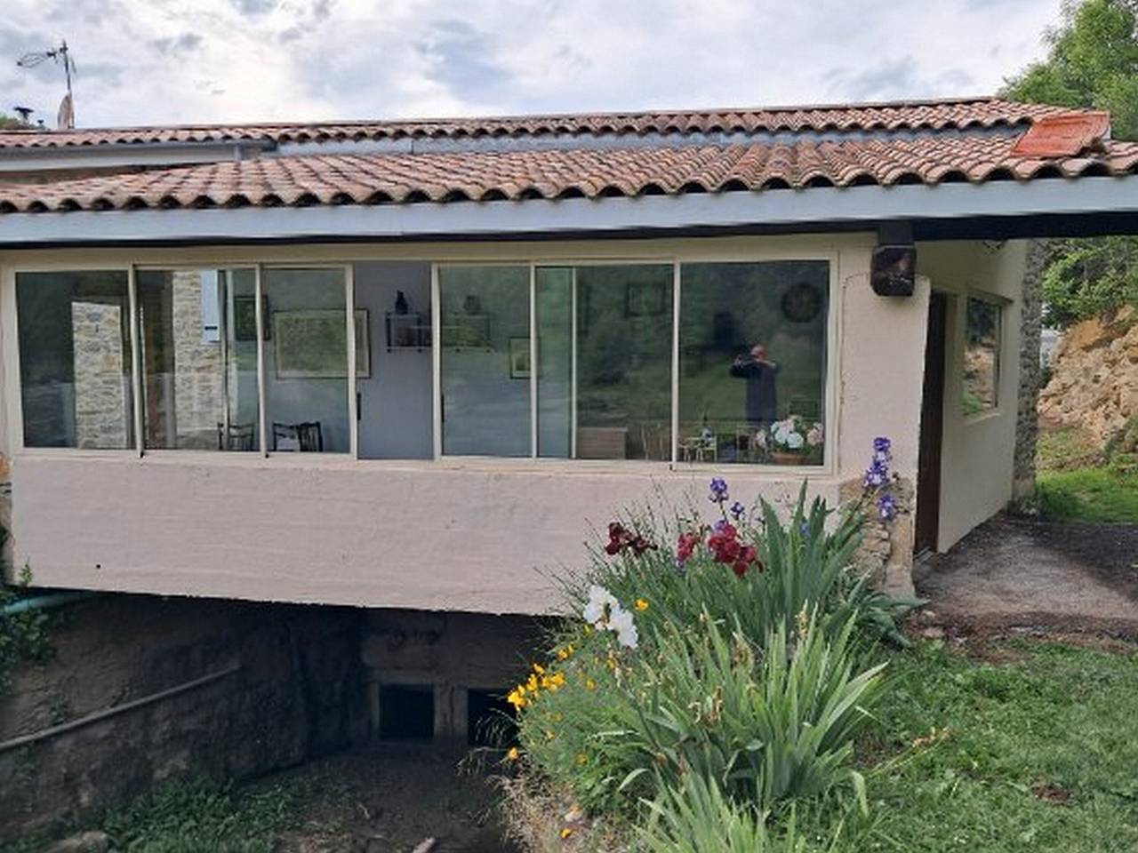 Appartement 'Moulin Ariège' mit Bergblick, privatem Garten und Klimaanlage in Carla-de-Roquefort, Ariège