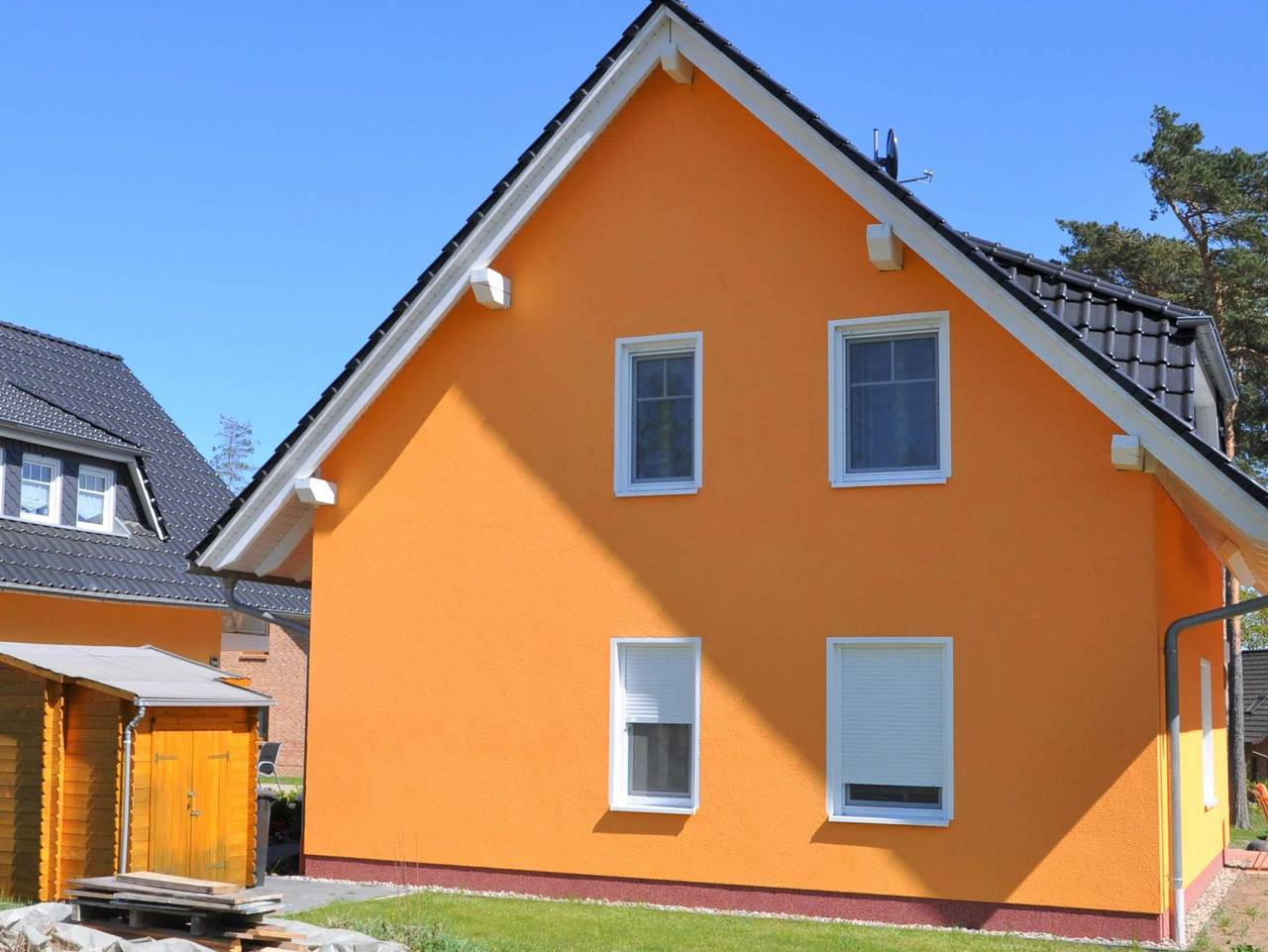 Ganze Ferienwohnung, Ferienwohnungen / Appartements - Ferienhaus Müritzstern - 3 Zimmer Obergeschoss - Fewo Ferienhaus Müritzstern in Röbel, Müritz