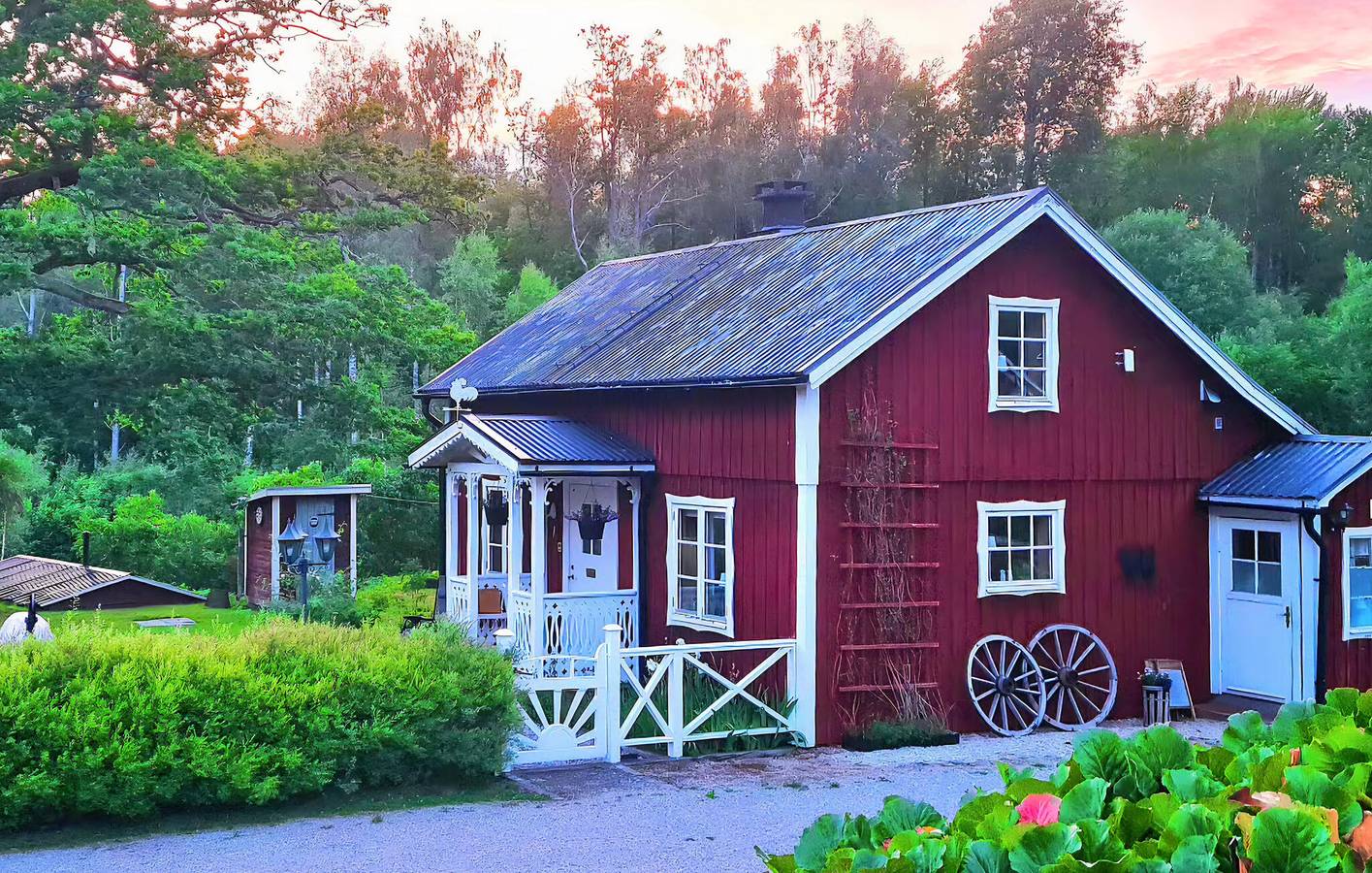 Casa de vacaciones para 5 personas con jardín in Mellerud, Lago Vänern