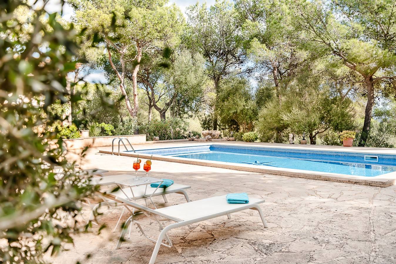 Finca 'Es Puig De Portocolom' mit Meerblick, Wi-Fi und Klimaanlage in Felanitx, Mallorca Süden