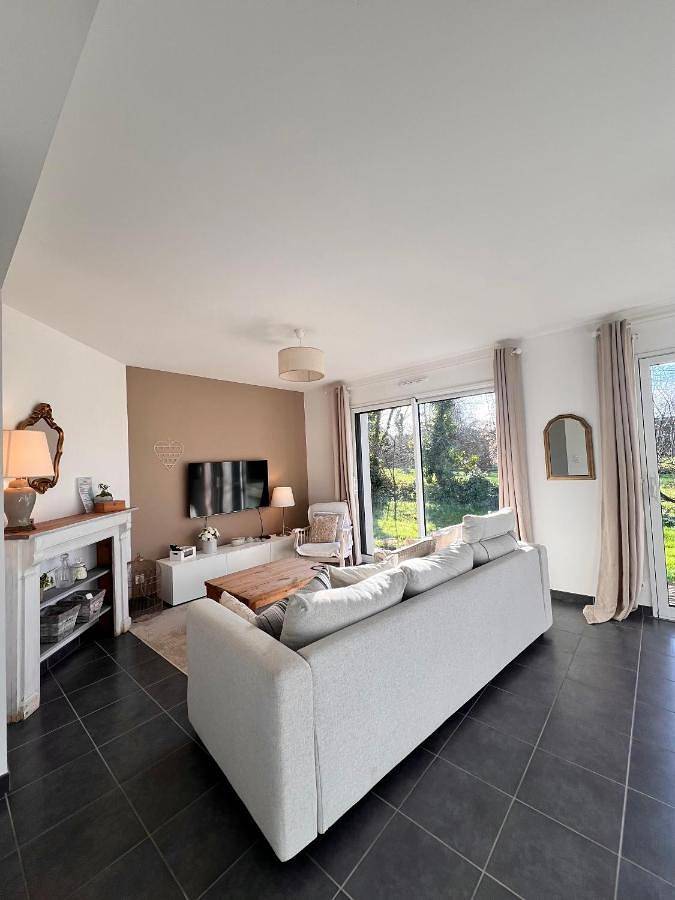 Maison de vacances pour 4 personnes, avec terrasse ainsi que jardin et vue, animaux acceptés