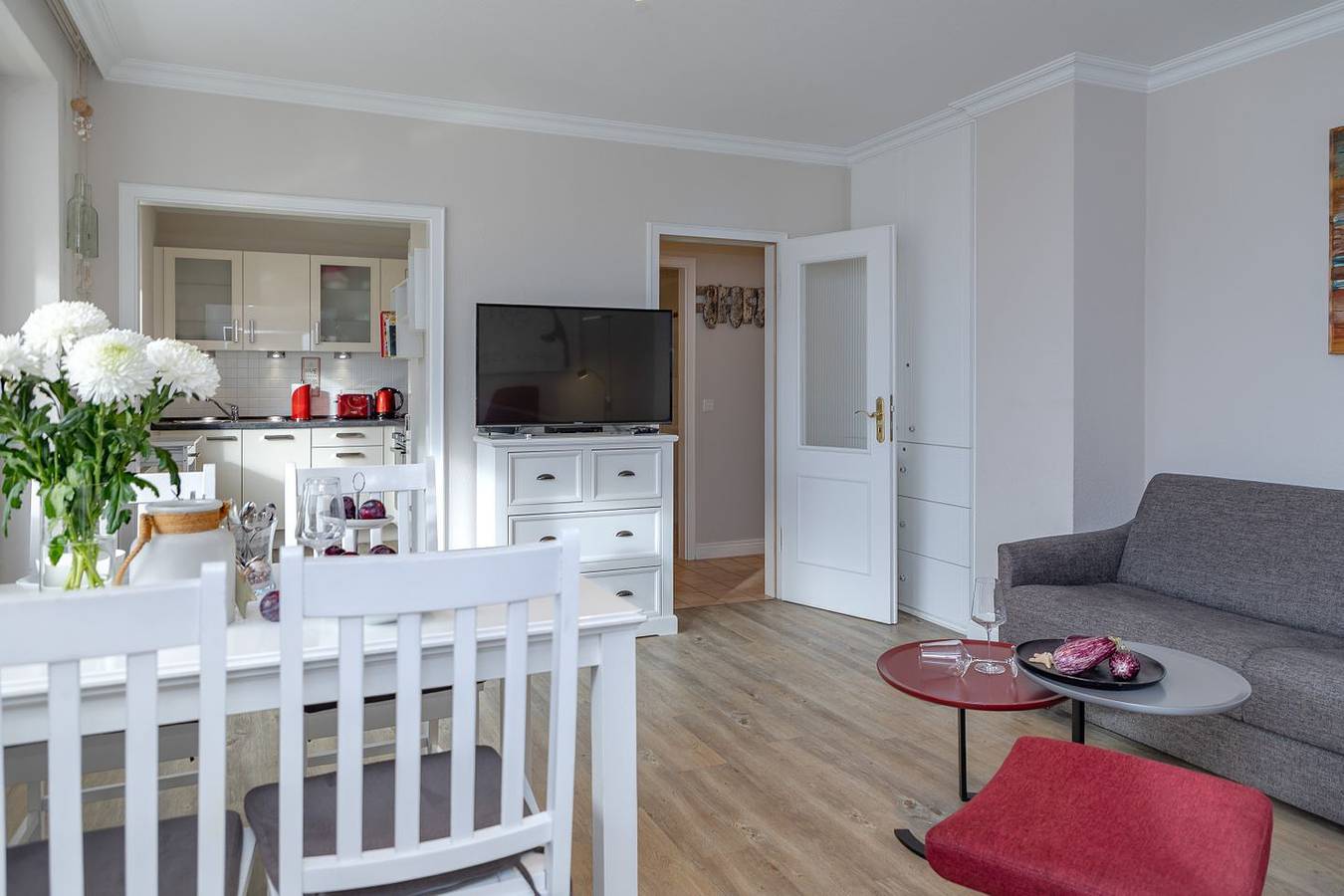 Ganze Wohnung, 2-Zimmerwohnung in direkter Strandlage und Südbalkon in Westerland, Sylt (Gemeinde)