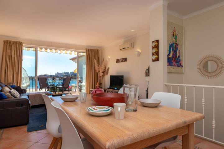 Ferienhaus für 4 Personen mit Meerblick in Ferragudo, Faro Distrikt