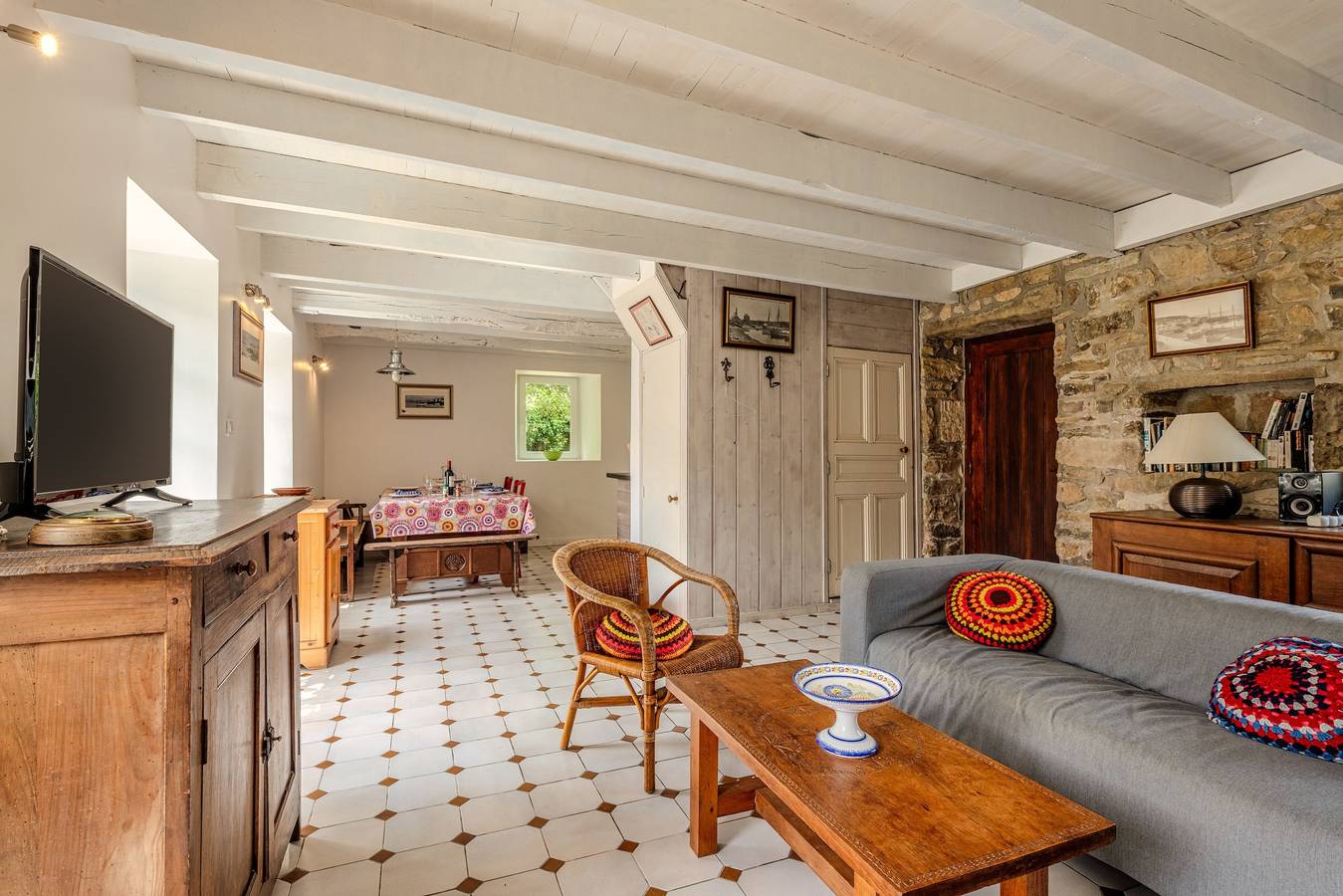 Ferienhaus 'Penn Ar Bed 5kms Des Plages' mit privater Terrasse und eigenem Garten in Crozon, Iroise