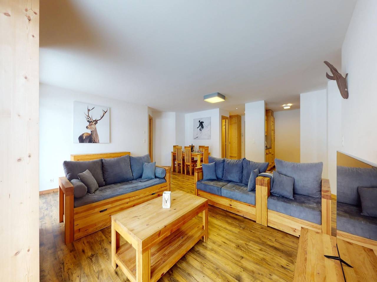 Ganze Wohnung, Wohnung Veysonnaz nahe Skipisten in Veysonnaz, Walliser Alpen
