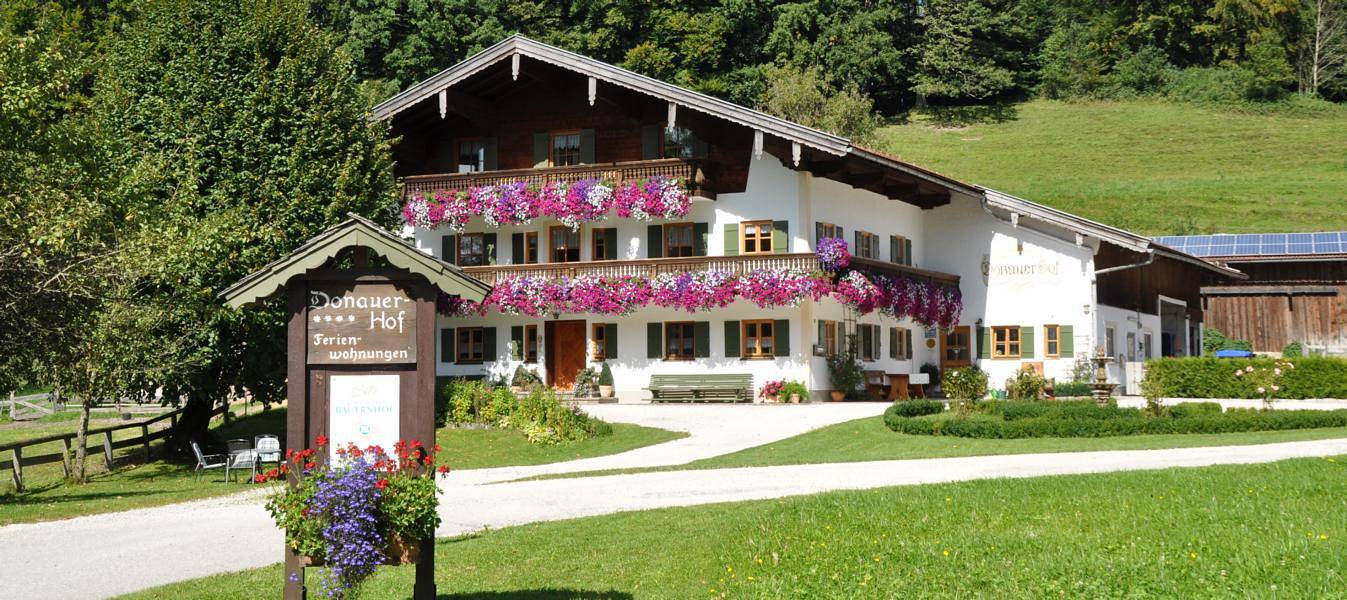 Donauerhof - Fewo 1, für 2 bis 5 Personen, 85 m², 3 Schlafzimmer, Wohnküche, Bad/Dusche, Wlan in Marquartstein, Bayerische Alpen