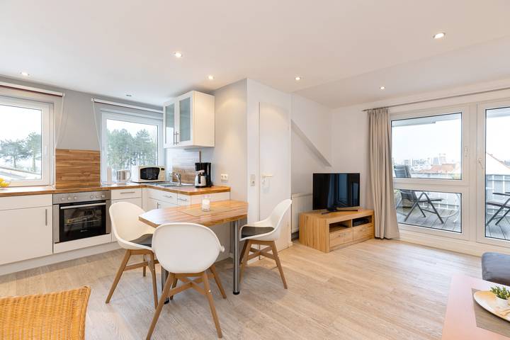 Bungalow für 3 Personen, mit Balkon und Seeblick