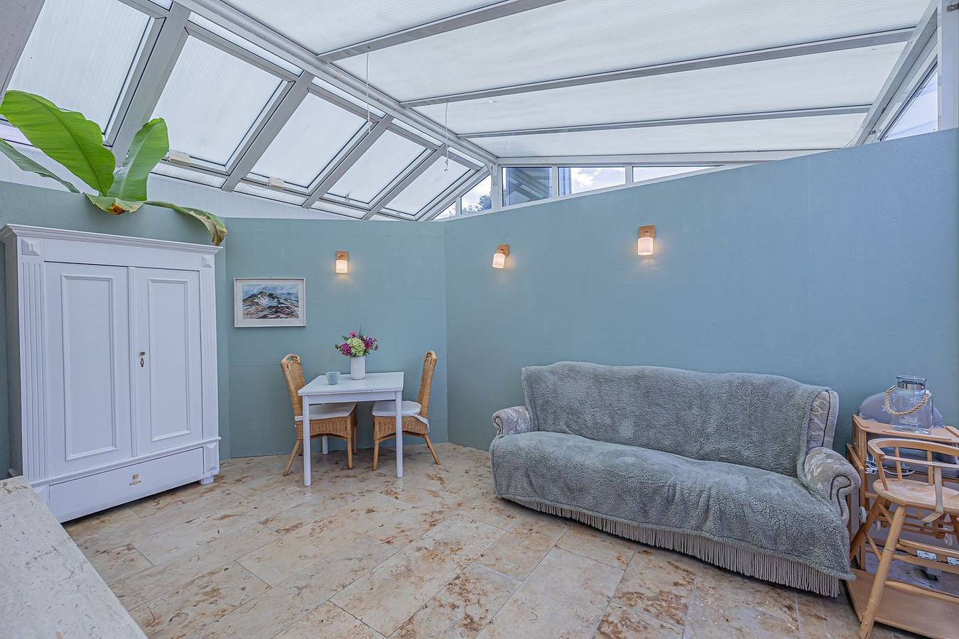 Ganze Wohnung, - Nordlicht - ebenerdige 3-Zimmer-Wohnung mit Wintergarten und Terrasse in Harrislee, Flensburger Förde