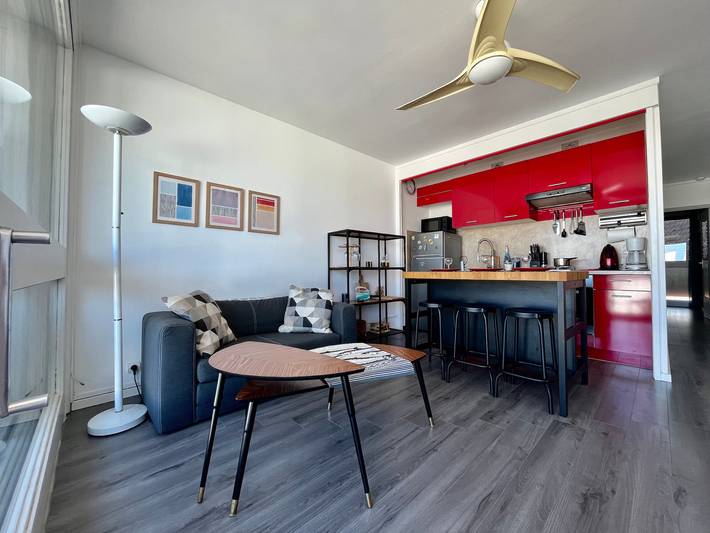 Ganze Wohnung, T2 Wohnung mit Parkplatz nahe Hafen und Strand in Saint-Cyprien-Plage, Saint-Cyprien