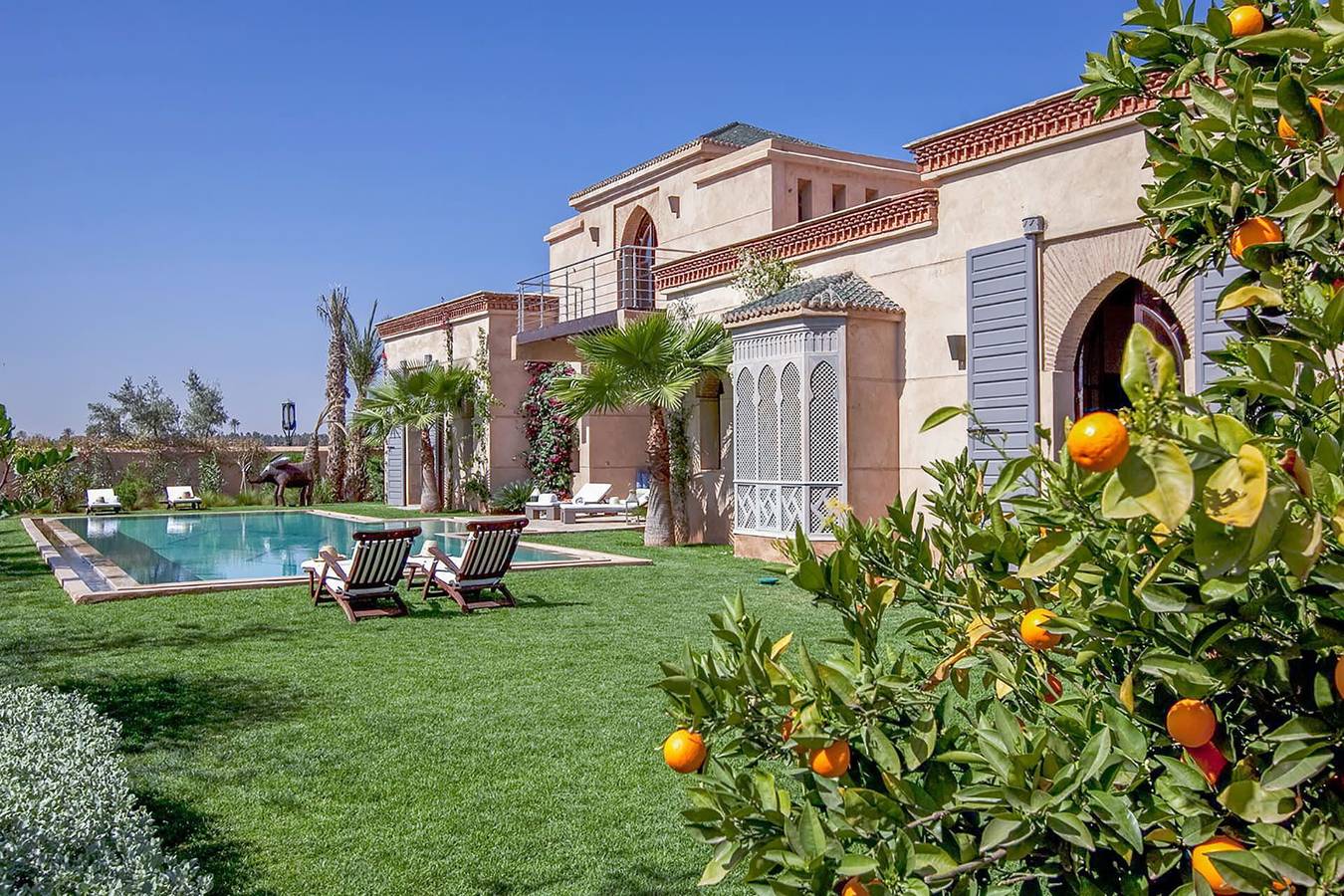 Villa pour 8 personnes avec sauna in arrondissement d'Annakhil, Marrakech