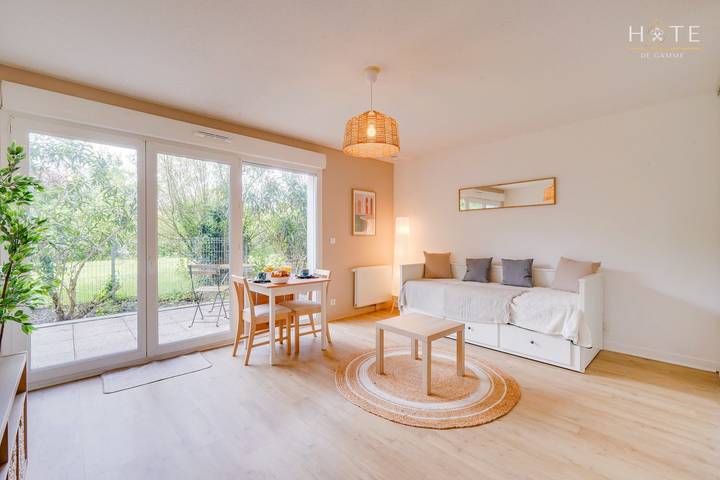 Studio für 2 Personen, mit Garten in Gironde - 4