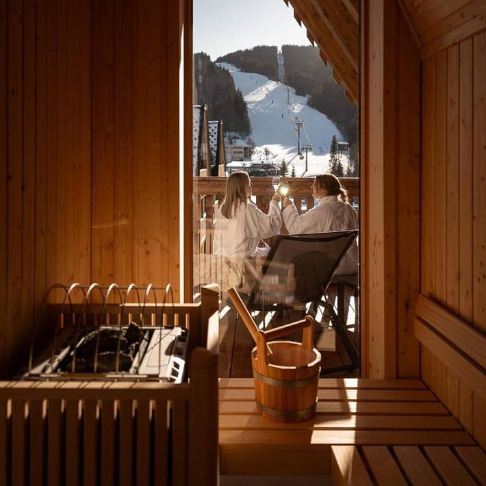 Hotel voor 2 personen, with sauna and tuin as well as uitzicht and zwembad in Fieberbrunn