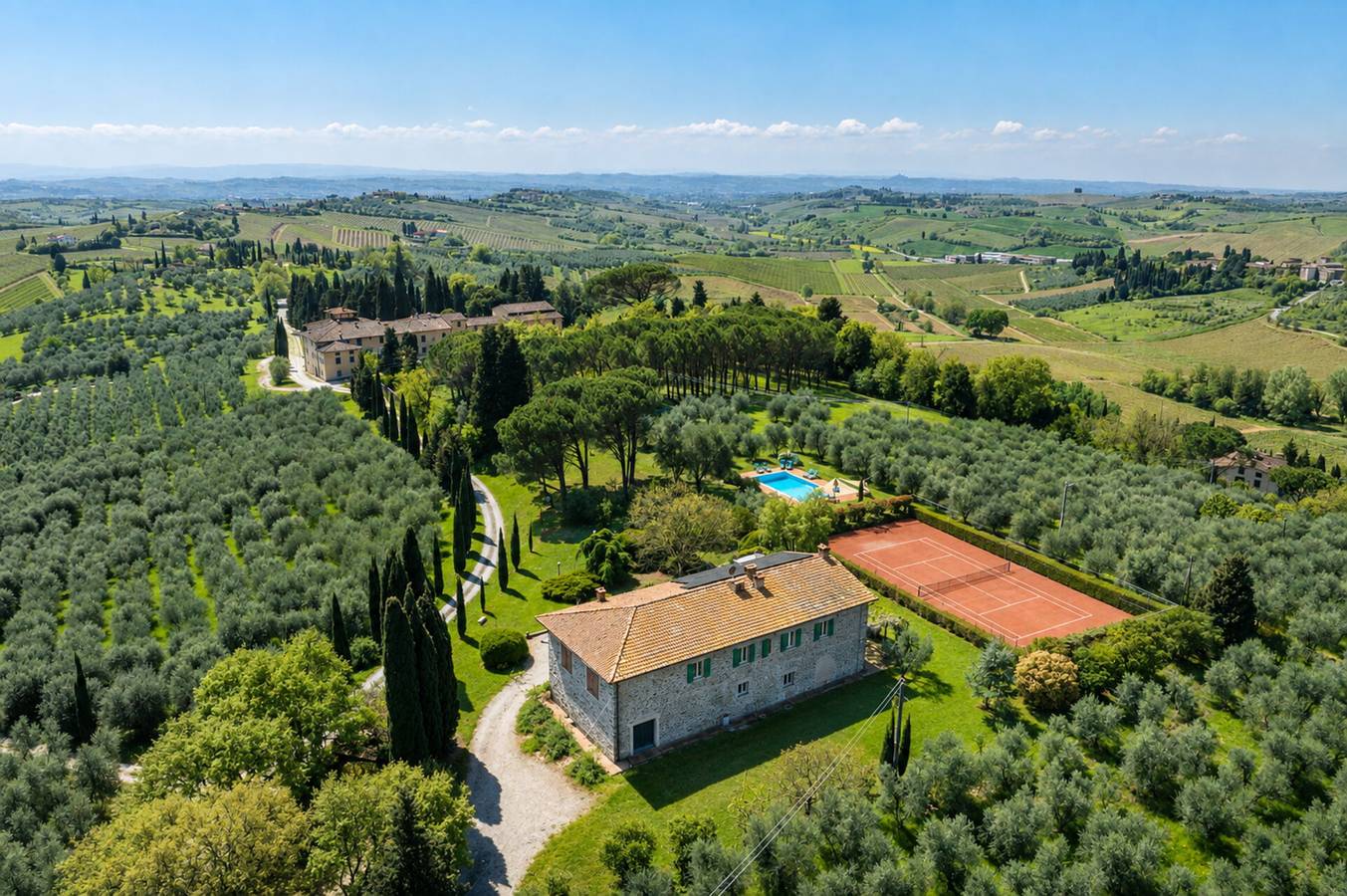 Il Leccio, Vinci, Private Pool and Tennis - Il Leccio in Vinci, Provincia de Firenze