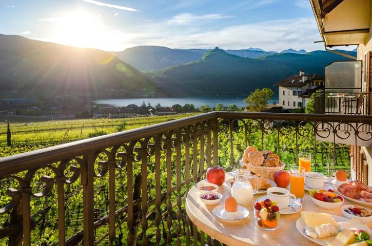 BnB für 2 Personen, mit Ausblick und Garten am Kalterer See