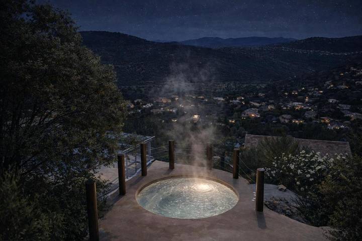 Casa de vacaciones para 9 personas, con piscina además de jacuzzi y jardín en Robledo de Chavela