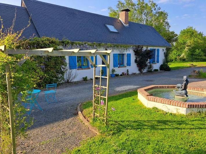 Gîte pour 2 personnes, avec Jacuzzi et Terrasse ainsi que Jardin et Vue à Grumesnil - 4