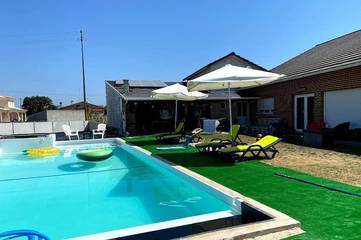 Gîte pour 5 personnes, avec piscine et jardin dans Ponte de Vagos