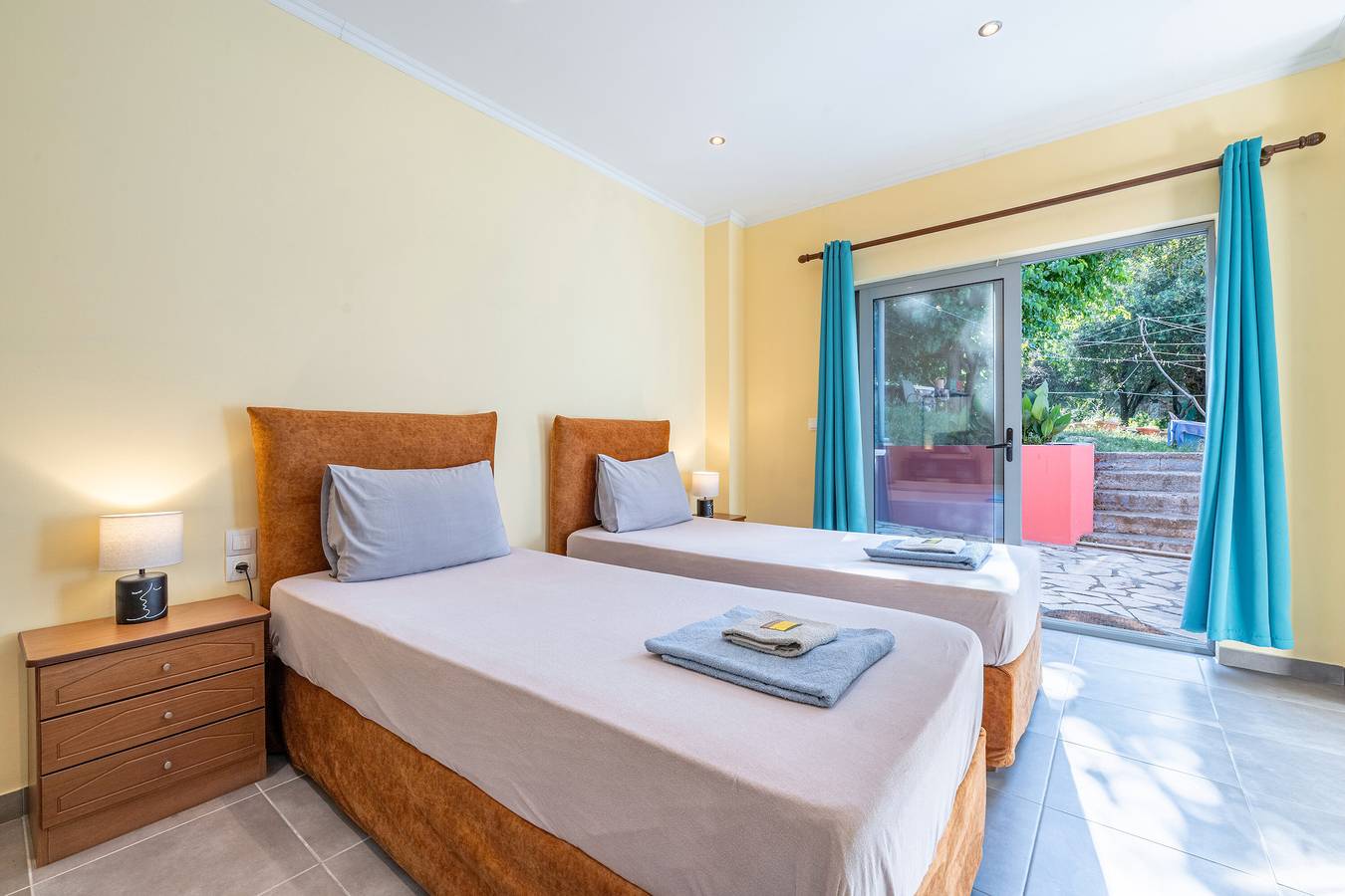 Hel studio-lejlighed, Studio Apartment 'Rolling Stone  4' with Sea View, Wi-Fi and Air Conditioning in Pelekas, Korfu