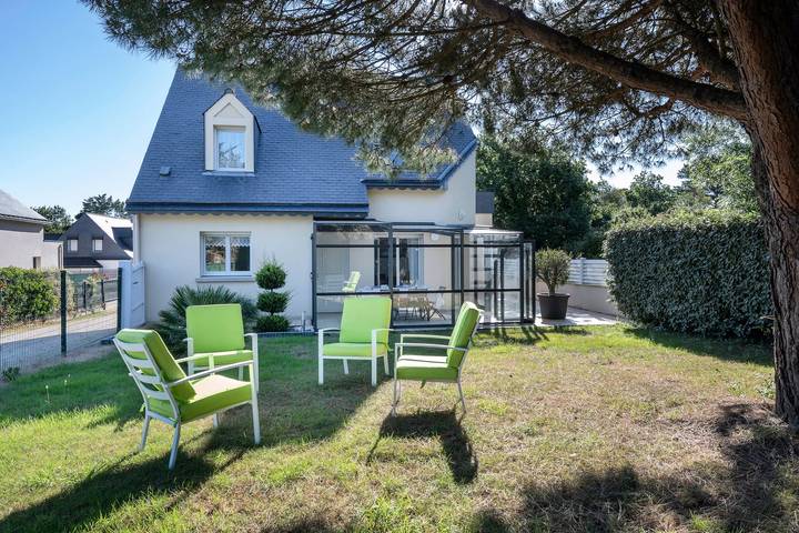 Villa pour 8 personnes, avec jardin dans le Golfe du Morbihan