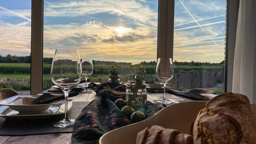 Ferienwohnung für 4 Personen, mit Terrasse und Garten sowie Ausblick in Borken - 4