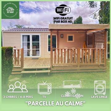 Camping pour 6 personnes, avec jardin et piscine, animaux acceptés dans l' Eure
