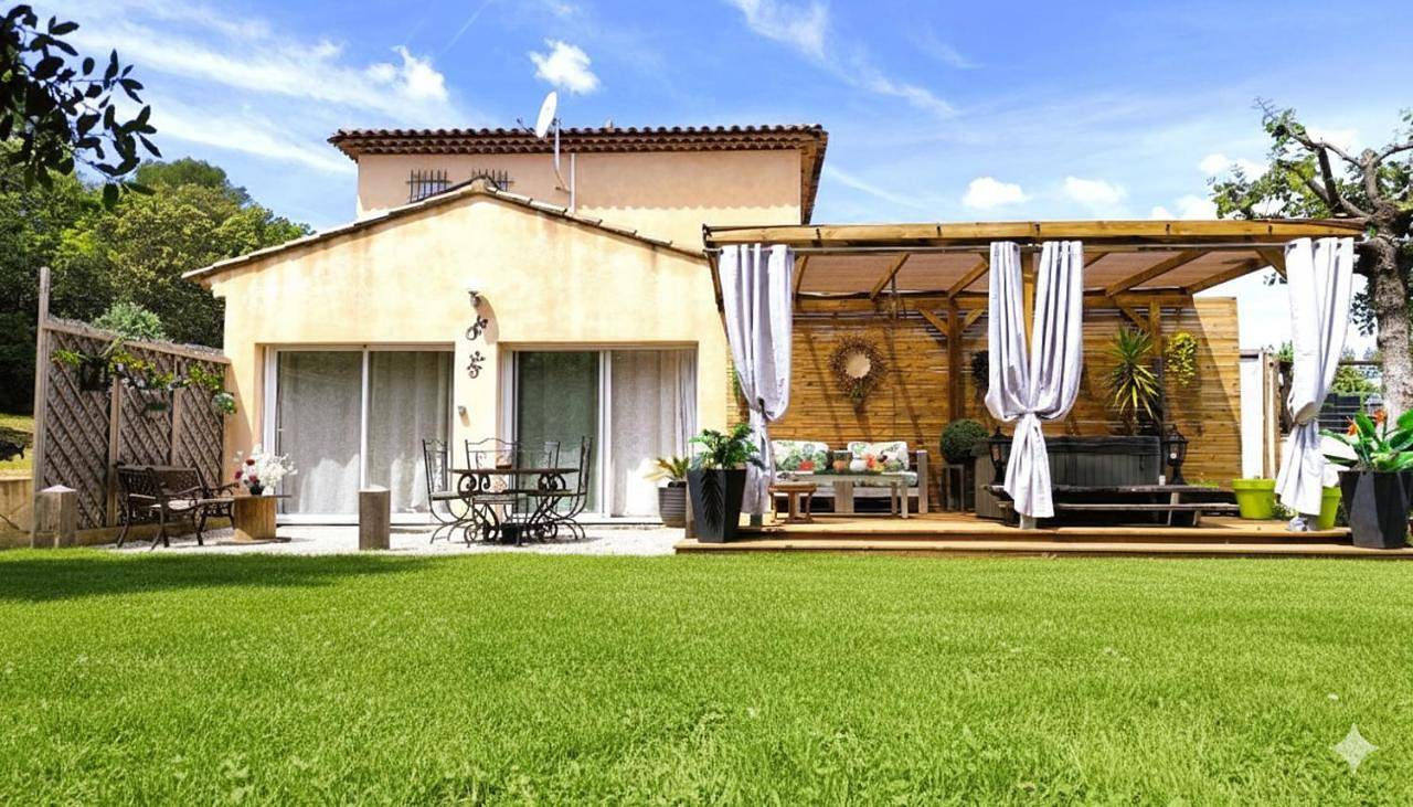 Charmant studio avec terrasse et jardin au cœur de la Provence 4 étoiles in Camps-la-Source, Côte méditerranéenne (France)