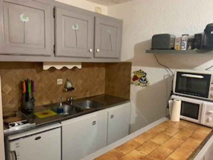 Entire studio, Cozy studio with terrace, near slopes in Pra-Loup, 4 pers in Pra-Loup, Uvernet-Fours