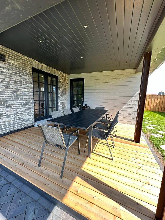 Ferienhaus für 10 Personen, mit Terrasse und Garten sowie Sauna