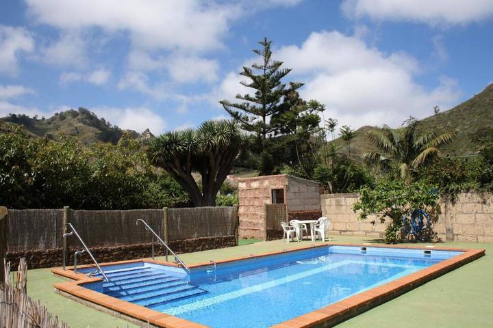 Casa rural para 6 personas, con Terraza y Jardín además de Piscina y Vistas en Tegueste