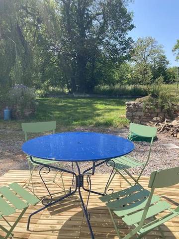 Gîte pour 4 personnes, avec jardin ainsi que terrasse et vue à Sallertaine