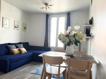 Gîte pour 3 personnes, avec jardin et vue à Bagneux