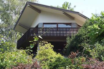 Location de vacances pour 9 personnes, avec balcon et jardin dans Pettenasco