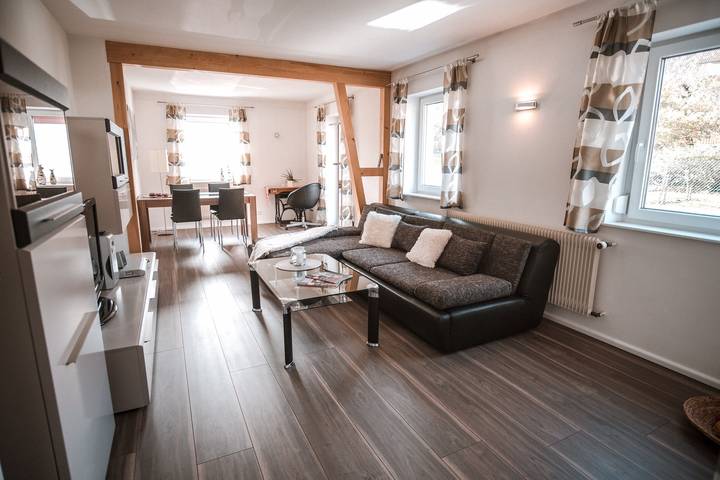 Geheel appartement, Appartement 'Wohlfühlmomente im Nordschwarzwald' met tuin & Wi-Fi in Durrweiler, Pfalzgrafenweiler