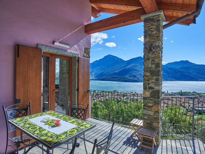 Ferienhaus für 6 Personen, mit Balkon und Garten sowie Seeblick am Comer See - 4
