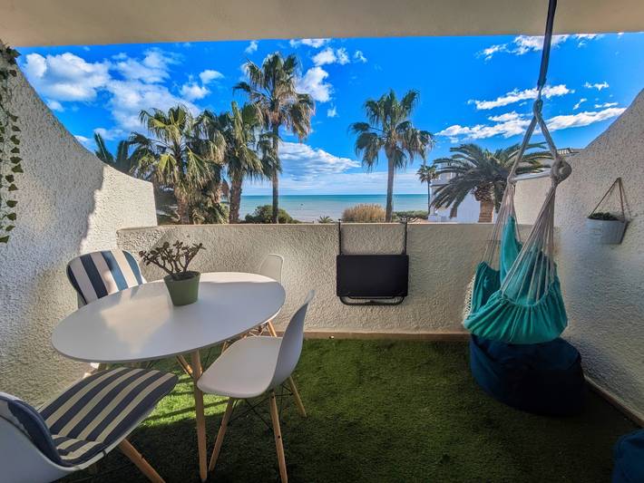 Ferienwohnung für 4 Personen, mit Garten und Kinderpool sowie Terrasse in Alcossebre