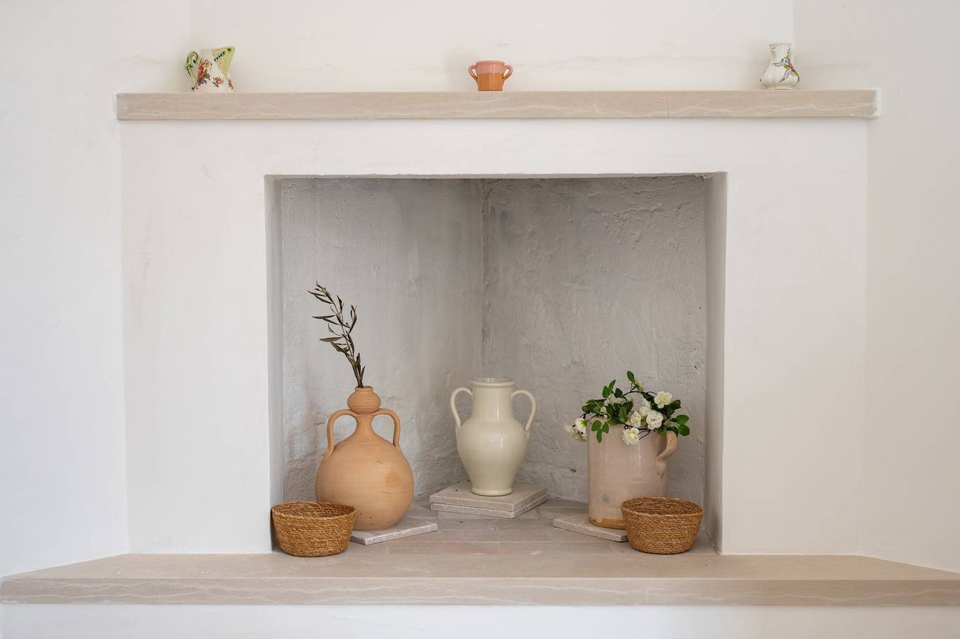 Villa 'Trullo Bianco Molillo' con giardino privato in Traghetto, Ostuni