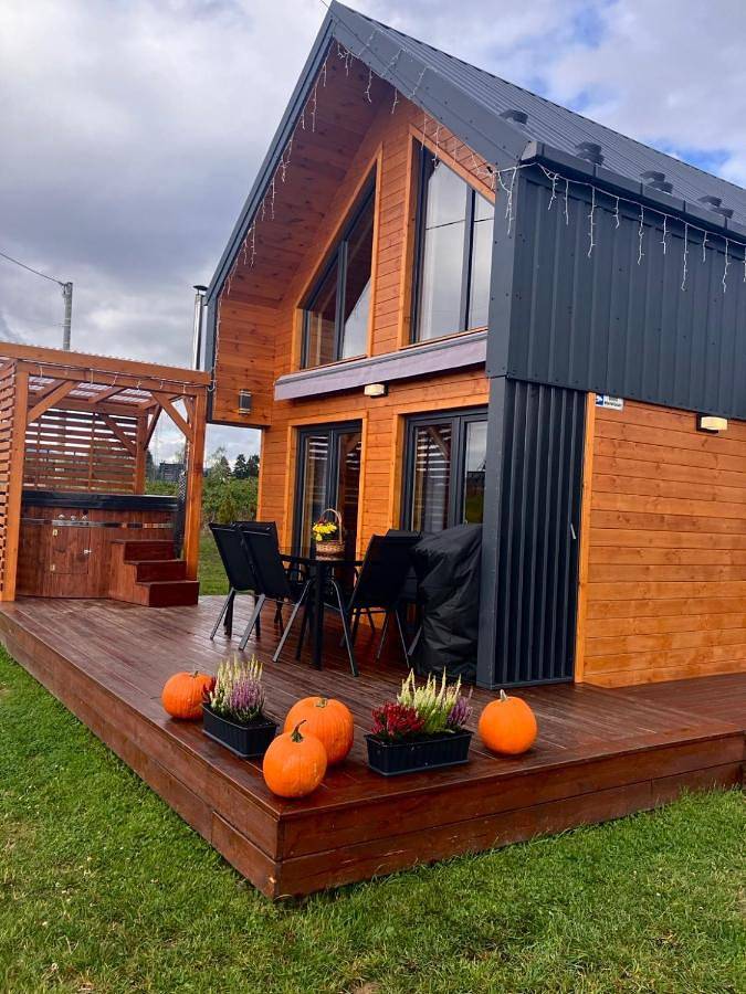 Domek letniskowy dla 6 osób, z Jacuzzi i Taras oraz Ogród i Widok na Małopolska