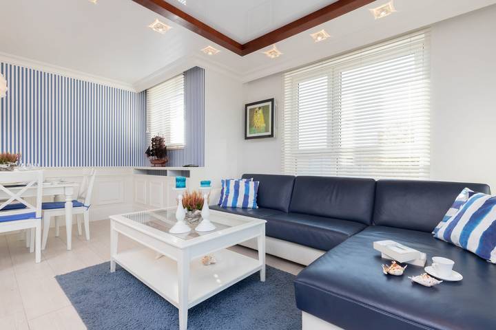 Apartament wakacyjny dla 6 osób, z Ogród w Jastrzębia Góra